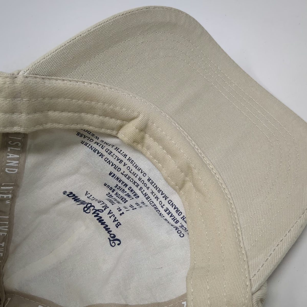 Tommy Bahama Baseball Cap Beige One Size Slideback Sailboat Island Pursuit Hat
