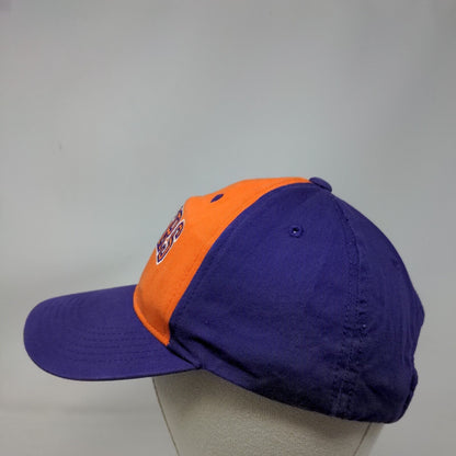 Clemson Tigers Strapback Hat Purple Orange Embroidered Logo NCAA Adjustable