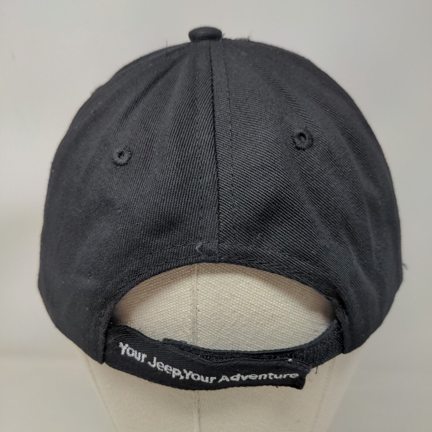 Rugged Ridge Your Adventure Strapback Hat Black One Size Embroidered