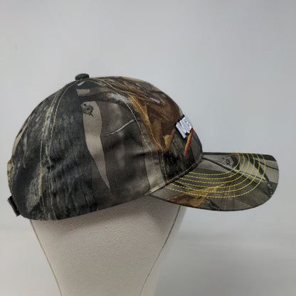 Menards Mens Strapback Hat Camo Adjustable Embroidered #27 Logo Brown