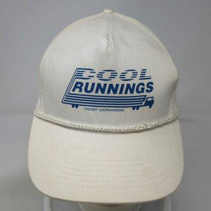 5 Panel Beige One Size Hat Cool Runnings Freight Coordinators Truck Graphic Rope