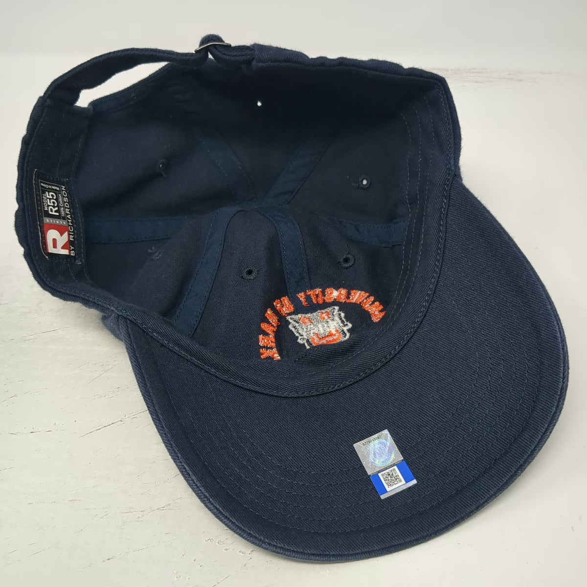 University of Mary NCAA Richardson Cap Blue OSFM Alumni Slideback Embroidered