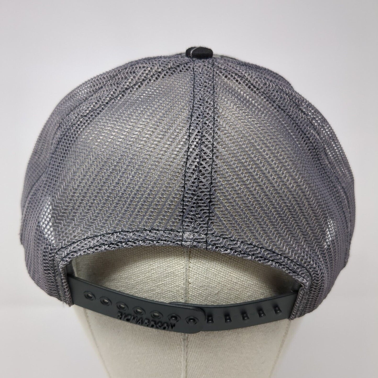 Richardson Snapback Trucker Hat Camo OSFA Embroidered Logo Mesh Back