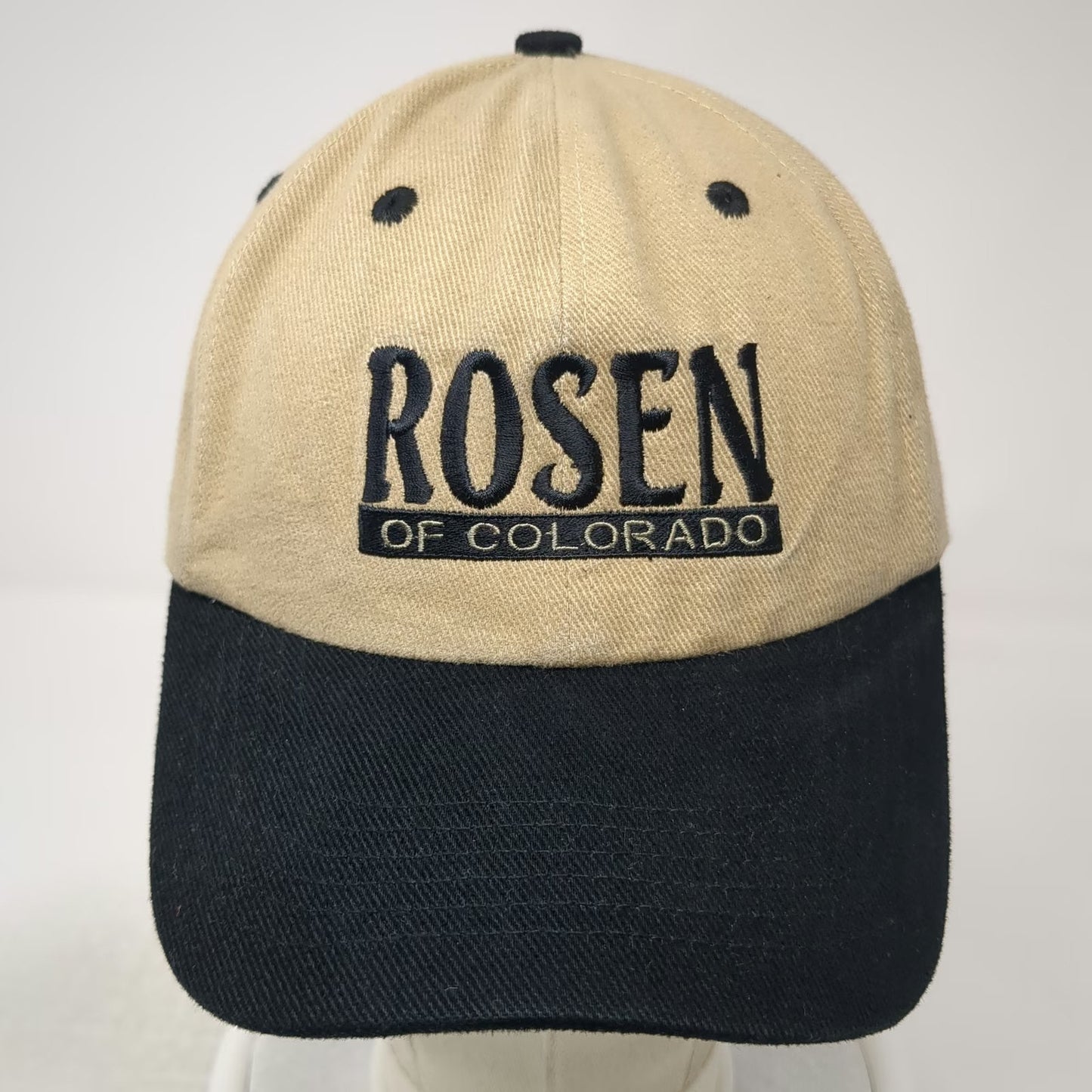 Bullet Line Rosen of Colorado Baseball Cap Brown One Size Slideback Hat Khaki