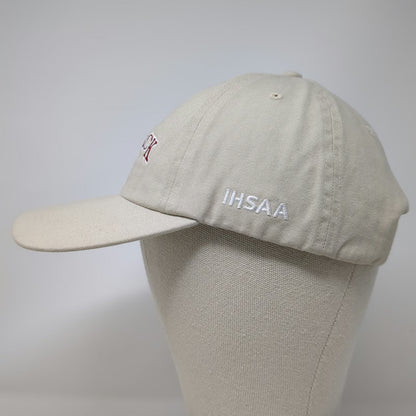 Fahrenheit Baseball Cap Beige One Size State Track 2022 IHSAA Embroidered Hat