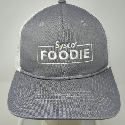 Port Authority Trucker Hat Gray One Size Mesh Back Snapback Sysco Foodie Logo