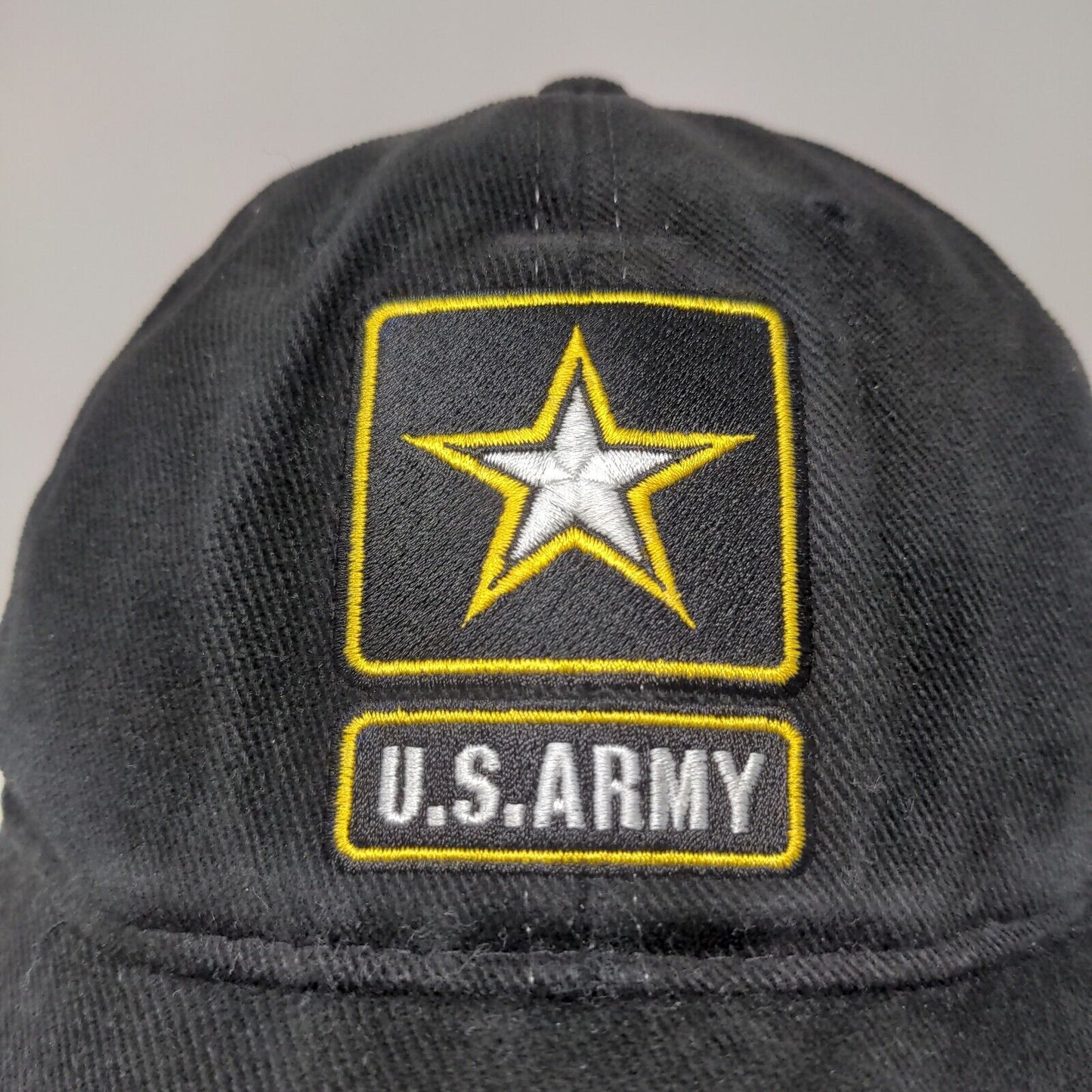 U.S. Army Top Fuel Drag Racing Team Men's Snapback Hat Black Embroidered Logo