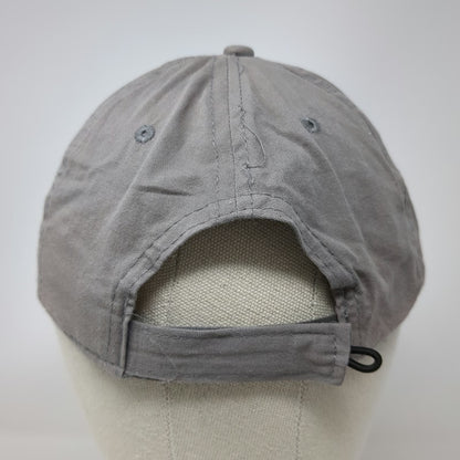 Ocean Blue Apparel St. Thomas Dolphin Gray One Size Baseball Cap Hat Embroidered