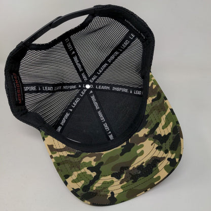 Mission43 Snapback Trucker Hat Camouflage One Size Adjustable Mesh Back 6 Panel