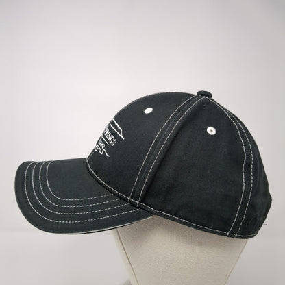 Warm Springs Boise Idaho Strapback Hat Black OS Adjustable Embroidered Prodigy