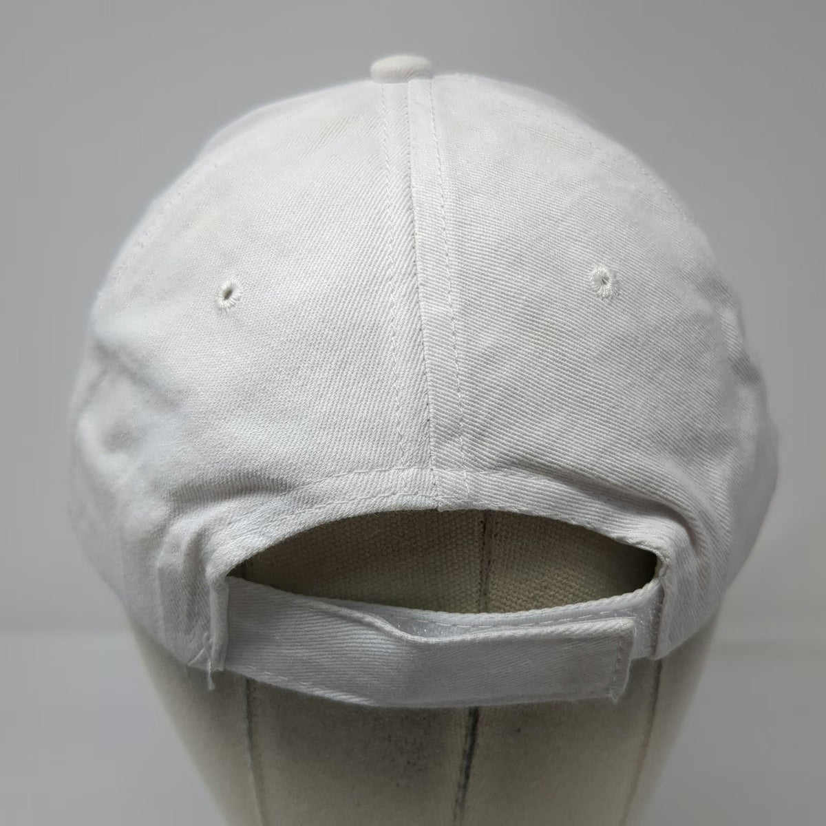 Hit Wear White Baseball Cap One Size Strapback Toothbrush Dental Logo Hat