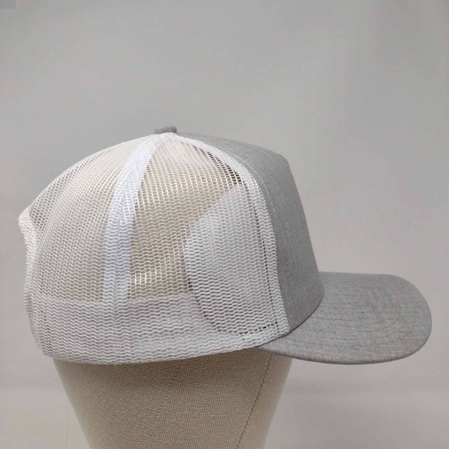 B012 Servant Leadership Snapback Mesh Back Trucker Hat Gray OSFA