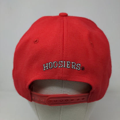 Lightwear Men's Snapback Hat Red Embroidered IU Hoosiers Logo Light Up Works!