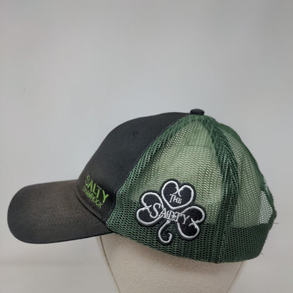 Salty Shamrock Snapback Trucker Hat Multicolor OSFA Mesh Back Embroidered Eupro