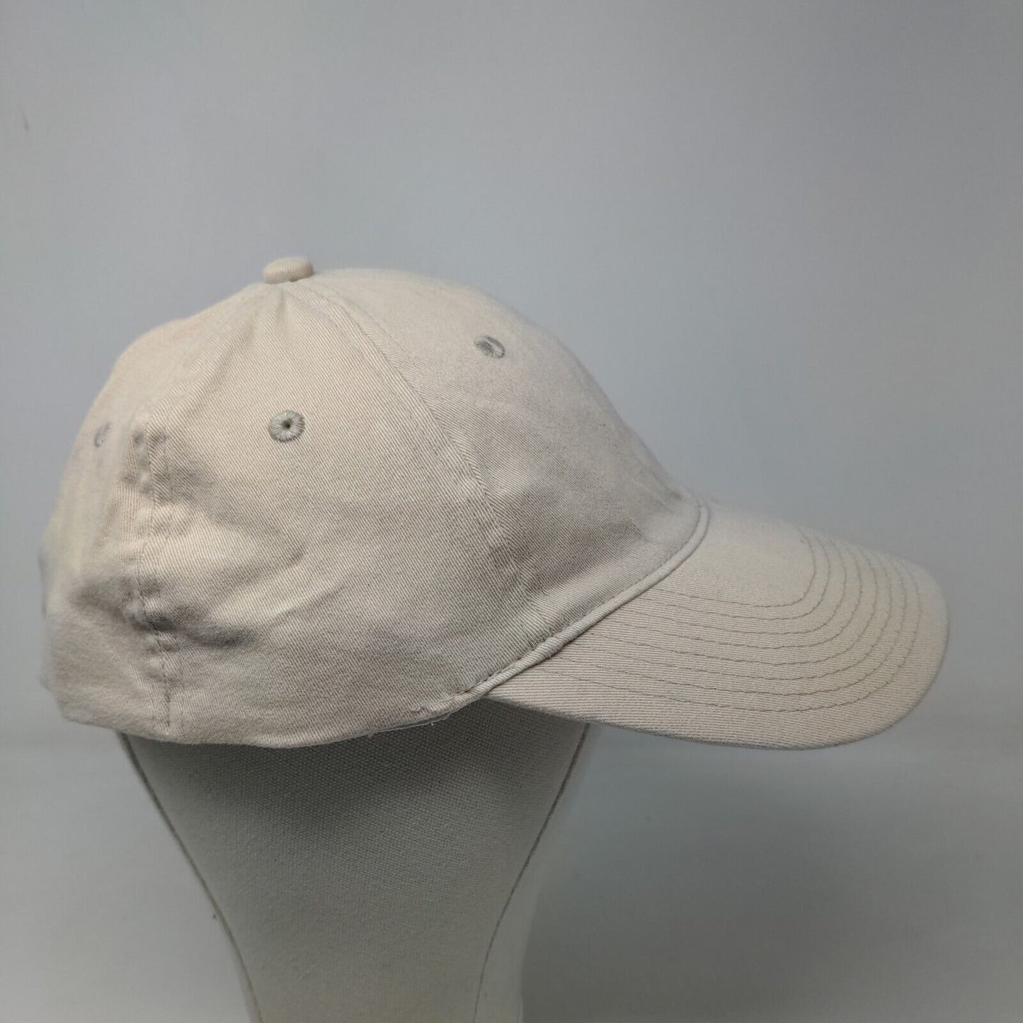 E4 Hats Men's Fitted Hat Tan Size XXL Blank Stretch Vent Holes