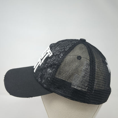 Ghost Host The Haunted Trucker Hat Black One Size Adjustable Mesh Back Disney