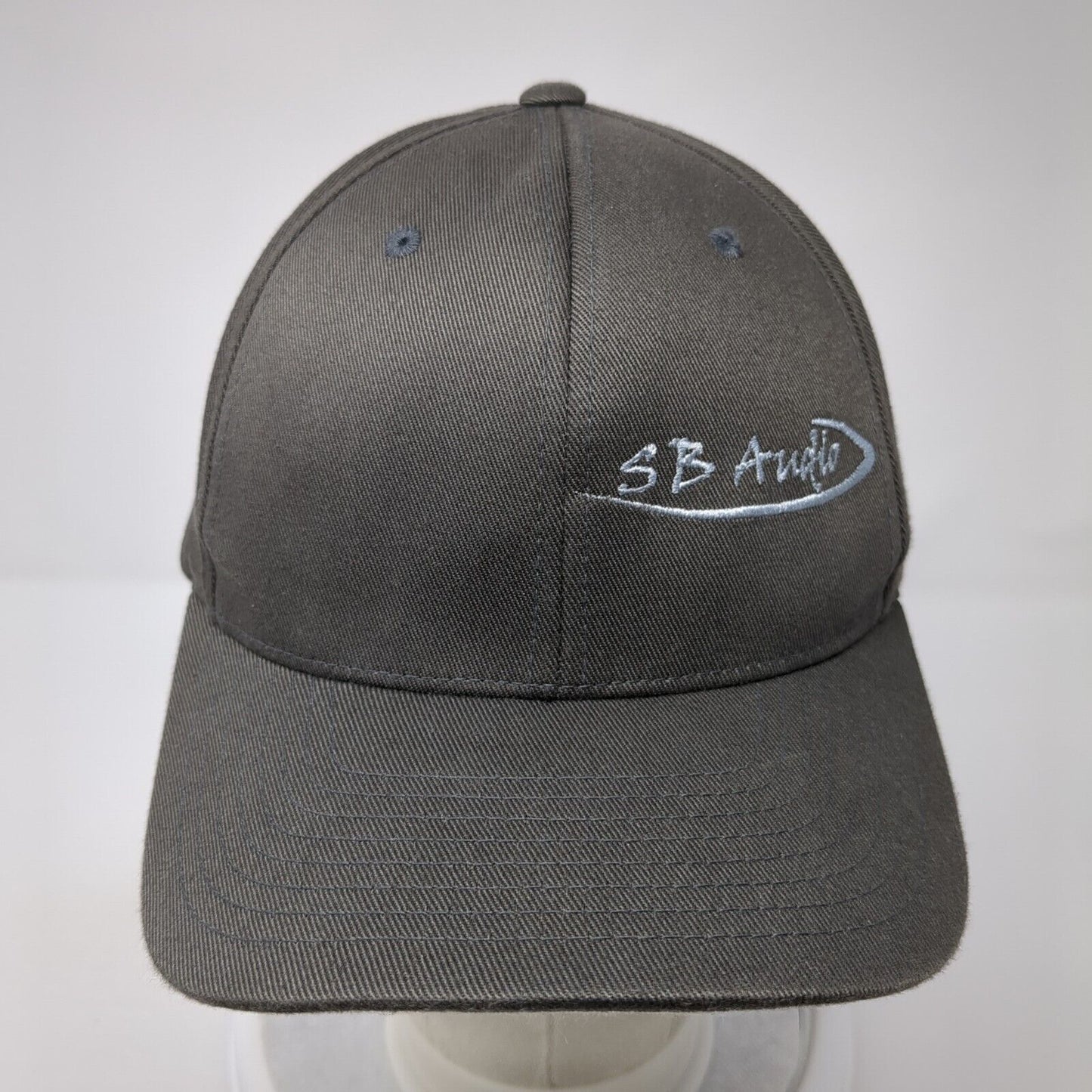 SB Audio Fitted Hat Gray Large/XL Flexfit Port Authority 6 Panel