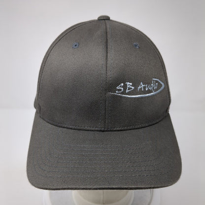 SB Audio Fitted Hat Gray Large/XL Flexfit Port Authority 6 Panel