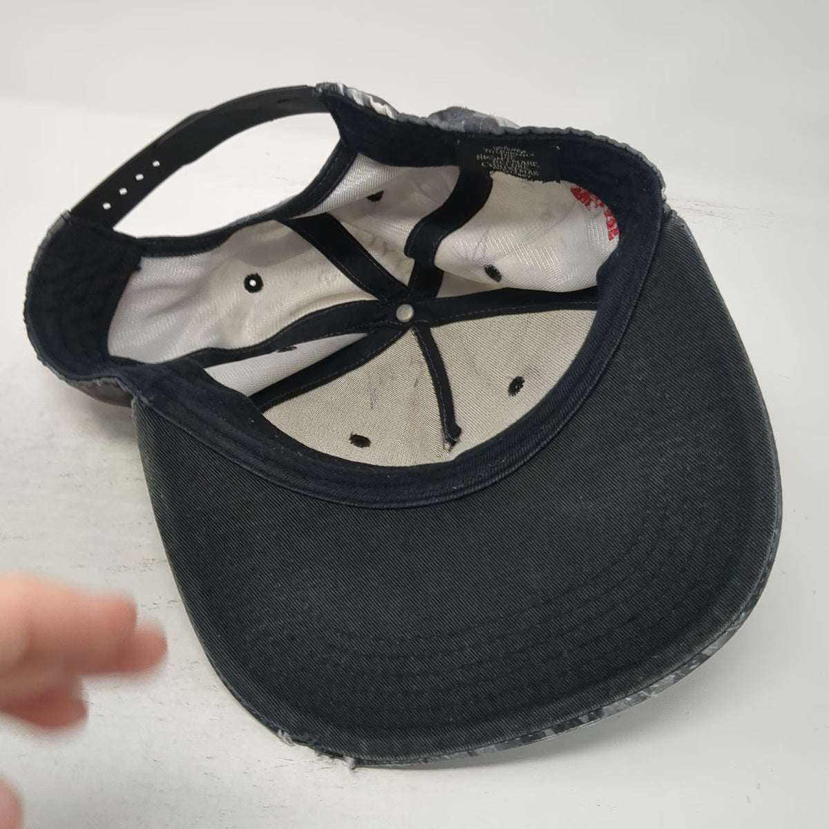 Disney 5 Panel Gray One Size Jack Skellington Nightmare Before Christmas Hat