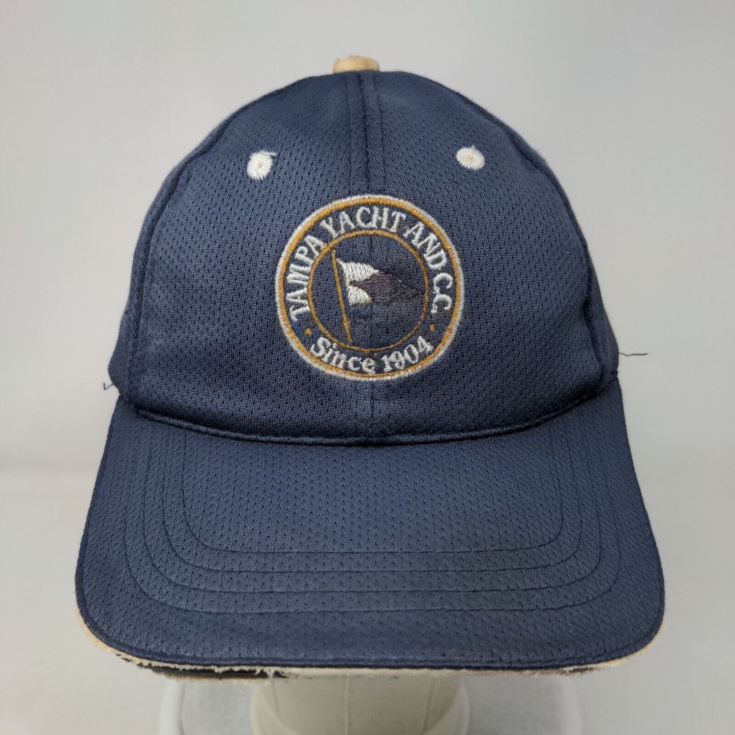 Tampa Yacht And CC Since 1904 Strapback Hat Blue One Size Embroidered