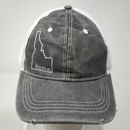 PNW Beginnings Baseball Cap Gray One Size Mesh Back Strapback Idaho State Hat