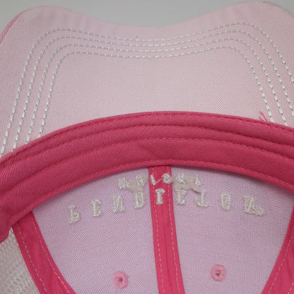 Pendleton Whisky Trucker Hat Pink One Size Let'er Buck Mesh Snapback Graphic