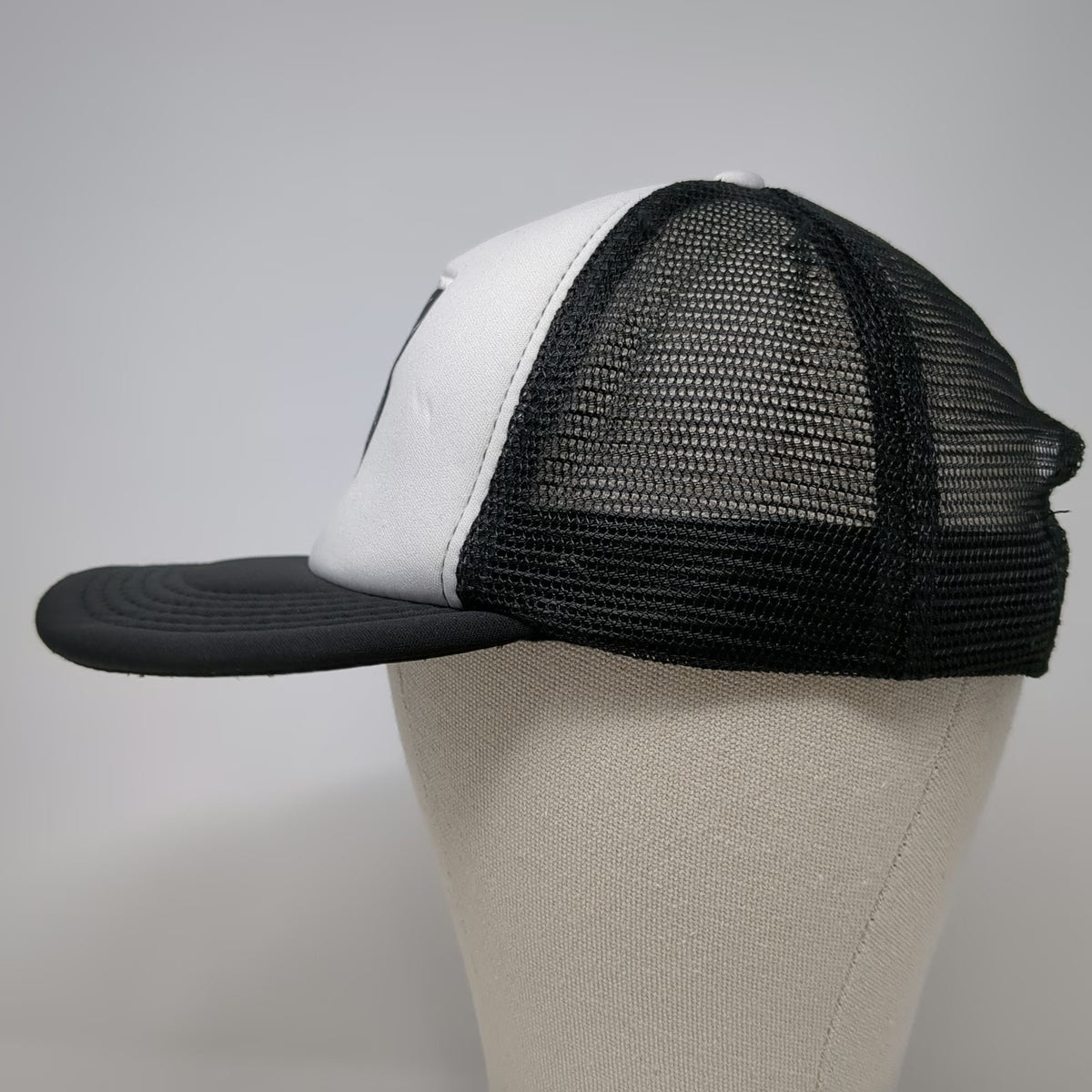 District Trucker Hat Black One Size Idaho Surf Association Surfing Patch Foam