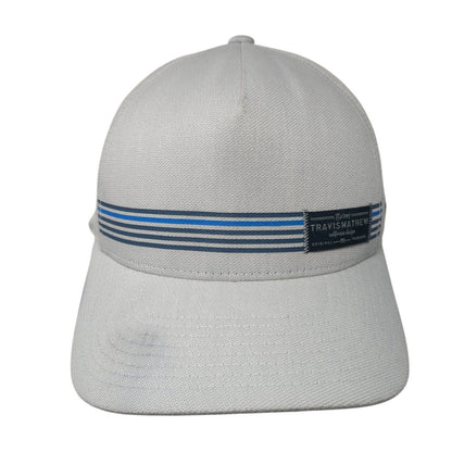 Travis Matthew Snapback Hat Gray One Size Adjustable 110 Flexfit Tech Yupoong