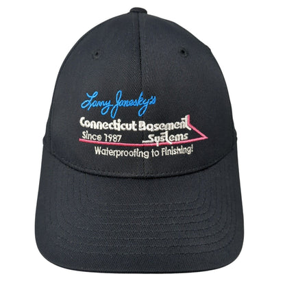 Larry Janesky's Connecticut Basement Systems Fitted Hat Black S/M Flexfit