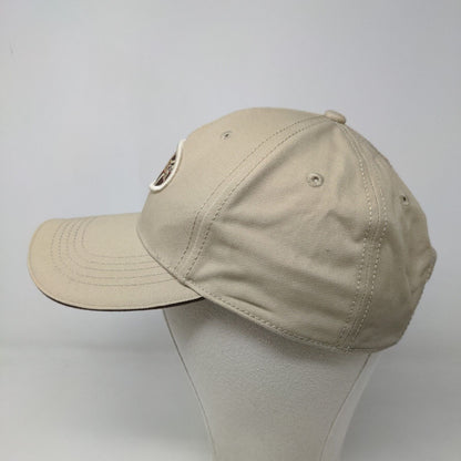 Amber Bock Men's Slideback Hat Tan Size OSFA Embroidered Logo 100% Cotton Beer