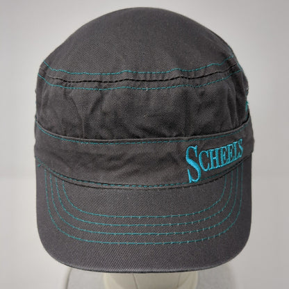 Scheels Slideback Cadet Army Hat Gray One Size Adjustable Outdoor Cap
