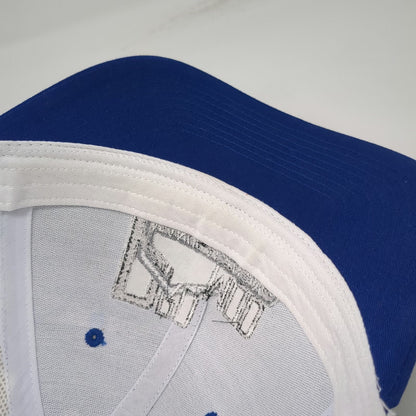 Richardson Trucker Hat Blue White OSFM Snapback Pro Mod Manufacturing 112 Mesh