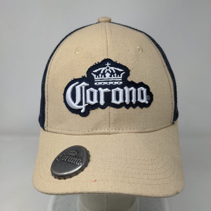 Corona Snapback Mesh Back Trucker Hat Multi One Size Bottle Opener