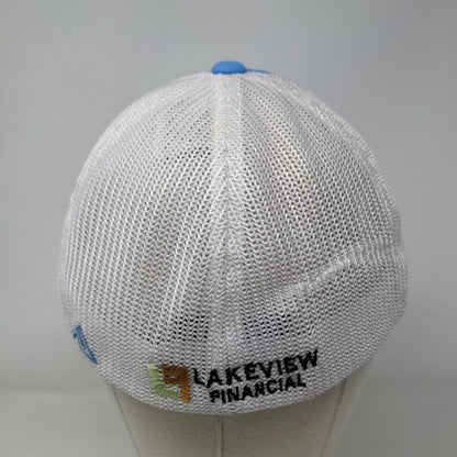 McCall Amateur 2015 Fitted Trucker Hat Blue L/XL Embroidered Mesh Back