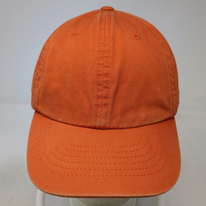 Gap Baseball Cap Orange L Adjustable Cotton Slideback Blank Hat
