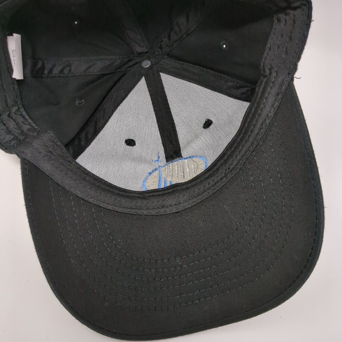 Life Surge Snapback Hat Black One Size Embroidered Logo Adjustable
