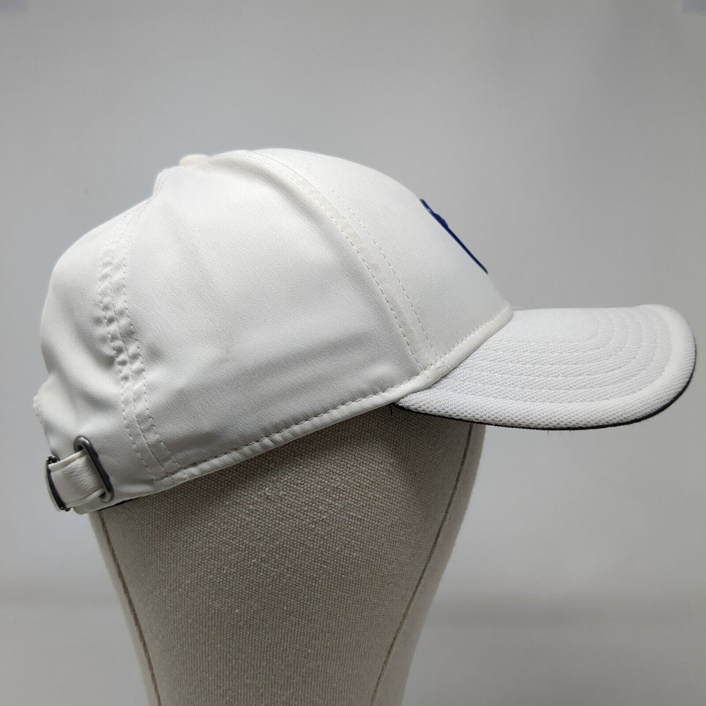 PUMA Dry Cell Slideback Hat White One Size Adjustable Solid 6 Panel