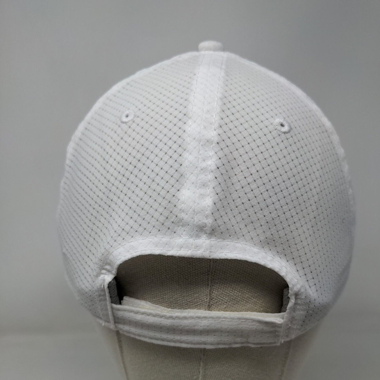 ONE Donecall Strapback Hat White One Size Adjustable Embroidered Dome Hats