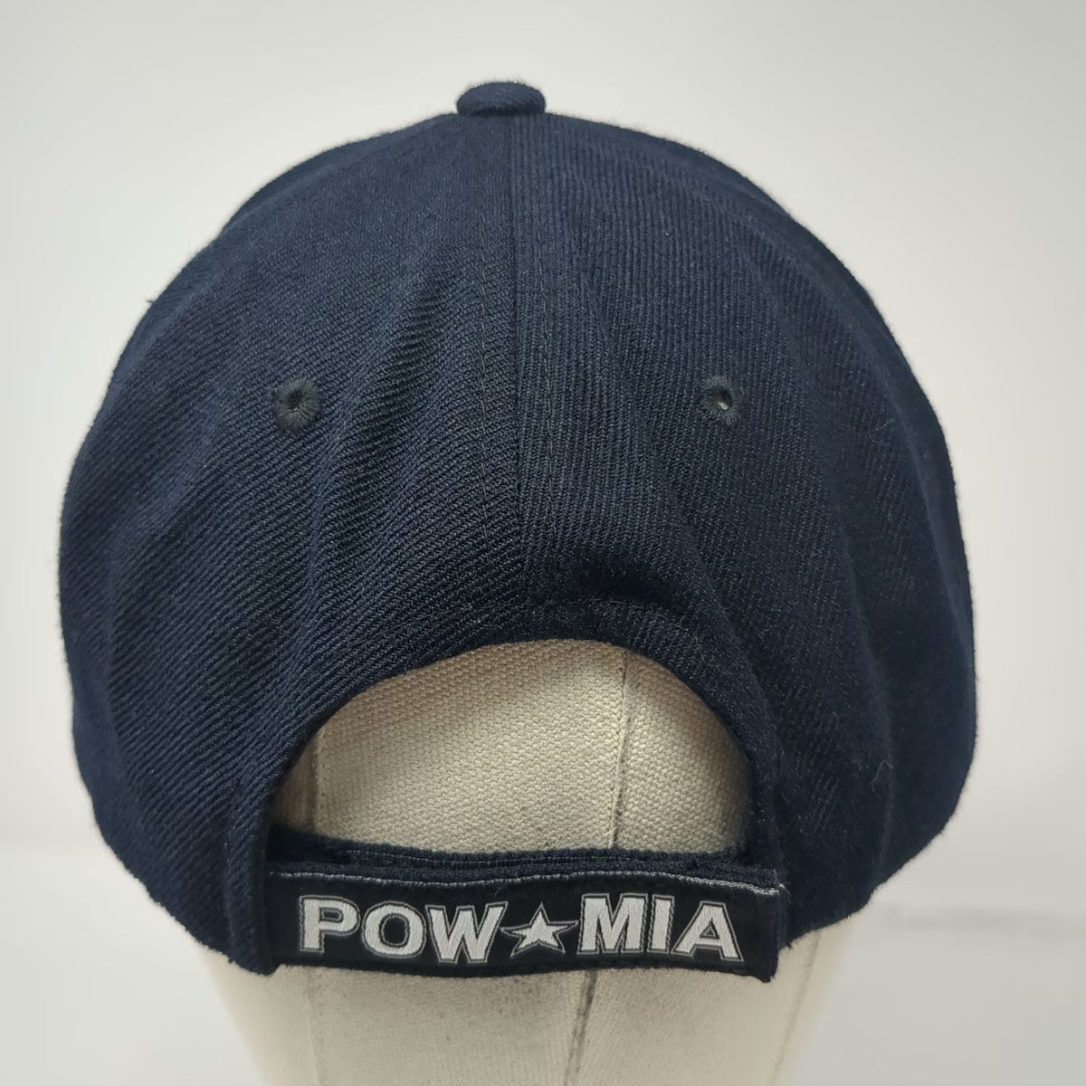 Rapid Dominance POW MIA Hat Blue Baseball Cap OSFM Military Veteran Strapback