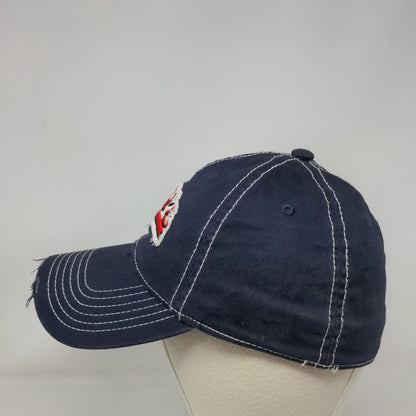 Bub's Big Ugly Fitted Hat Blue 57cm Embroidered 6 Panel Cap America