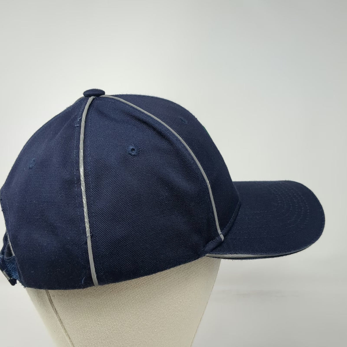 Image Solutions Baseball Cap Blue One Size Reflective Piping Tanzania Flag Logo