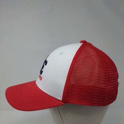 LC Warriors Snapback Trucker Hat Red OSFA Mesh Back Embroidered Legacy