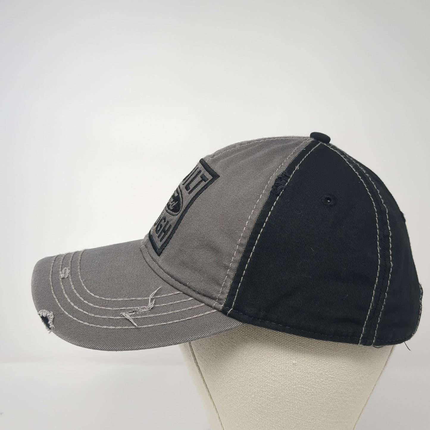 Built Ford Tough Strapback Hat Gray One Size Adjustable Colorblock