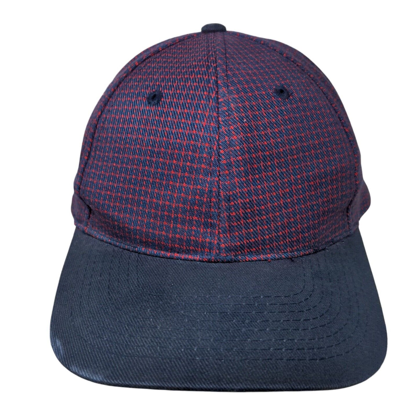 Toppers Strapback Hat Multicolor OSFA Adjustable Plaid Vent Holes
