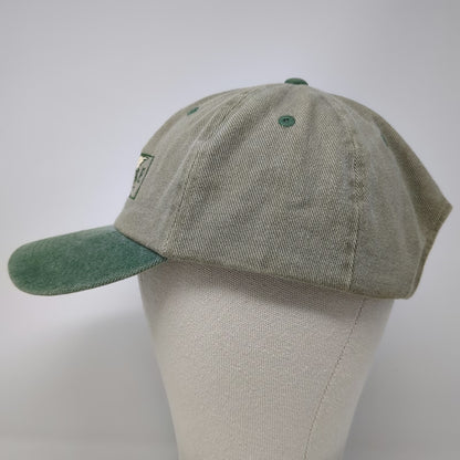Fahrenheit Baseball Cap Beige Green One Size Explore World Map Cotton Hat