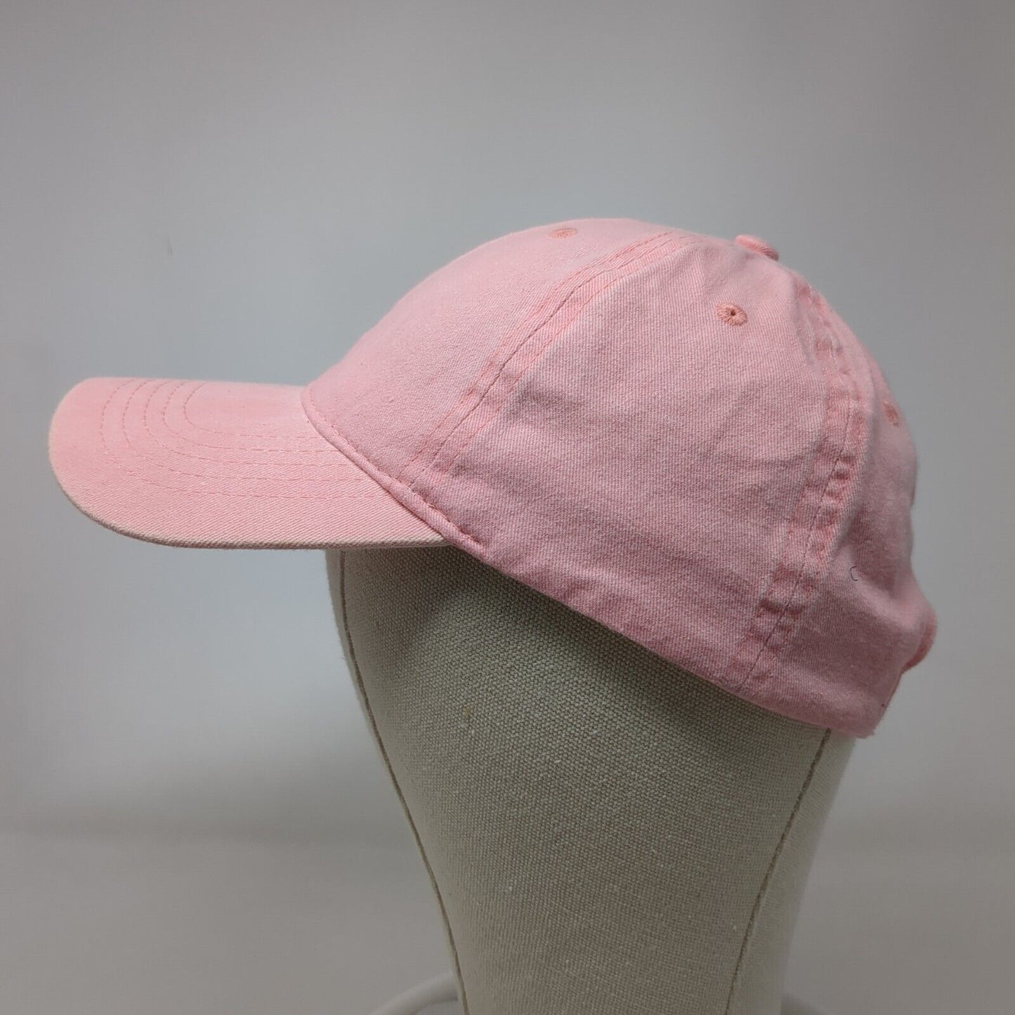 Unbranded Strapback Hat Pink OSFM Solid Blank Adjustable 6 Panel
