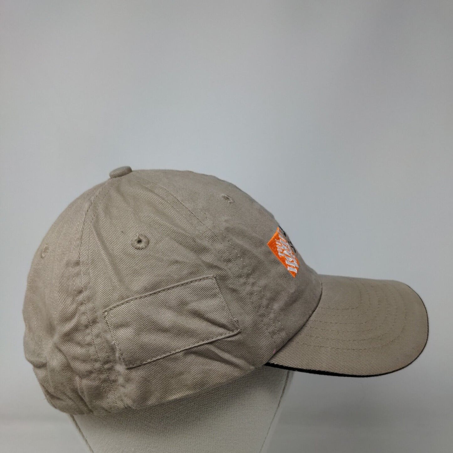 The Home Depot Contractor Services Strapback Hat Tan One Size 6 Panel