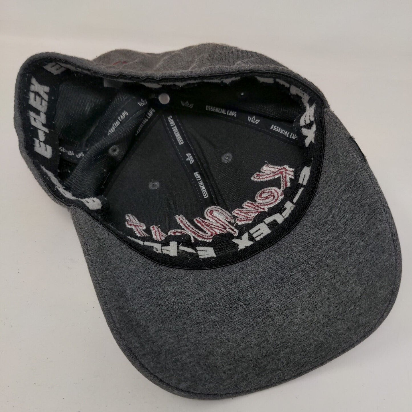 Key West Fitted Hat Gray One Size Adjustable Embroidered 6 Panel Essential Caps