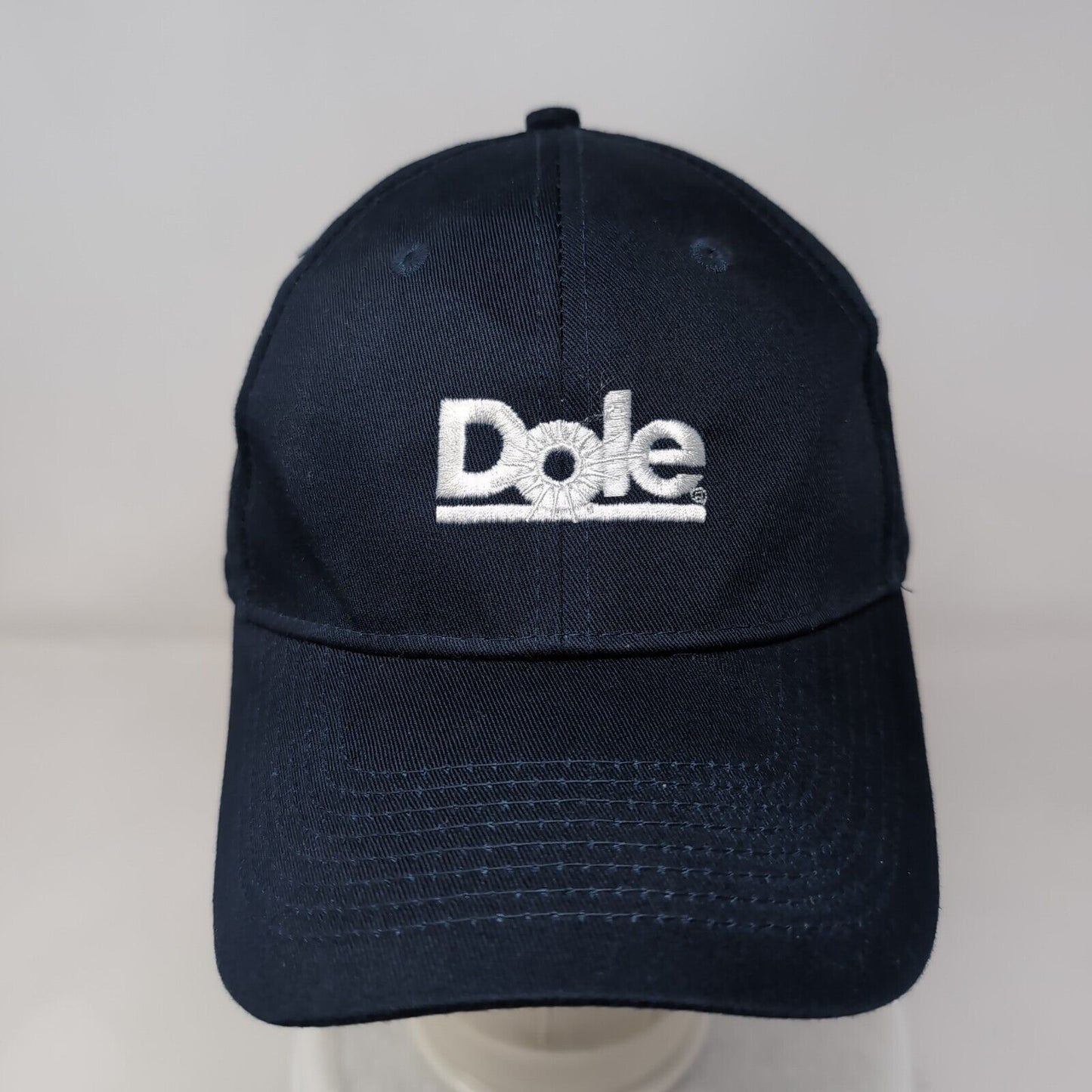 Dole Strapback Hat Blue One Size Adjustable Embroidered 6 Panel Port & Company