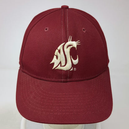 Big Play Washington State Cougars NCAA Cap Red 7 3/4 Fitted Gray Underbrim USA